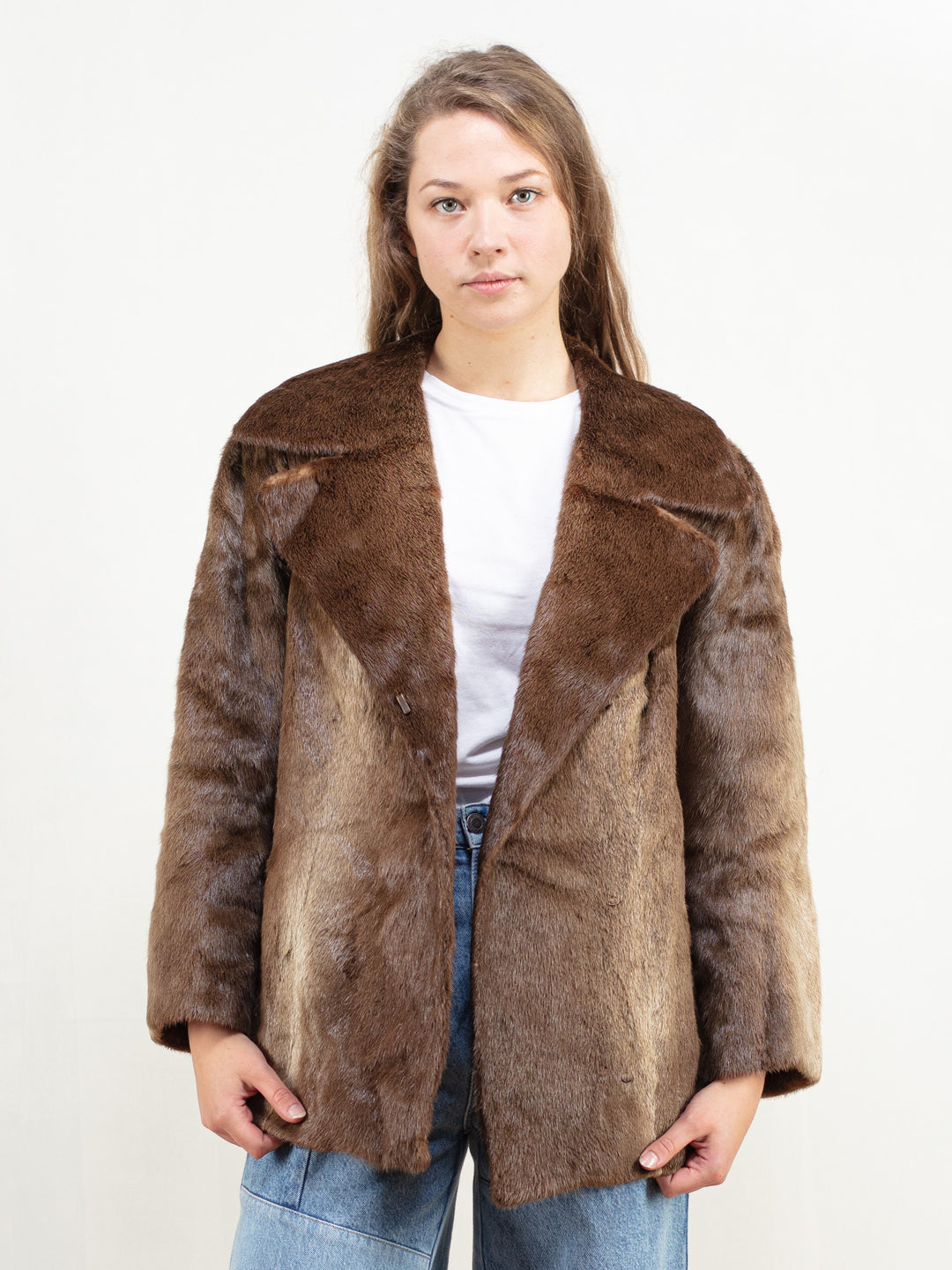 Vintage 70's Women Real Fur Jacket - NorthernGrip