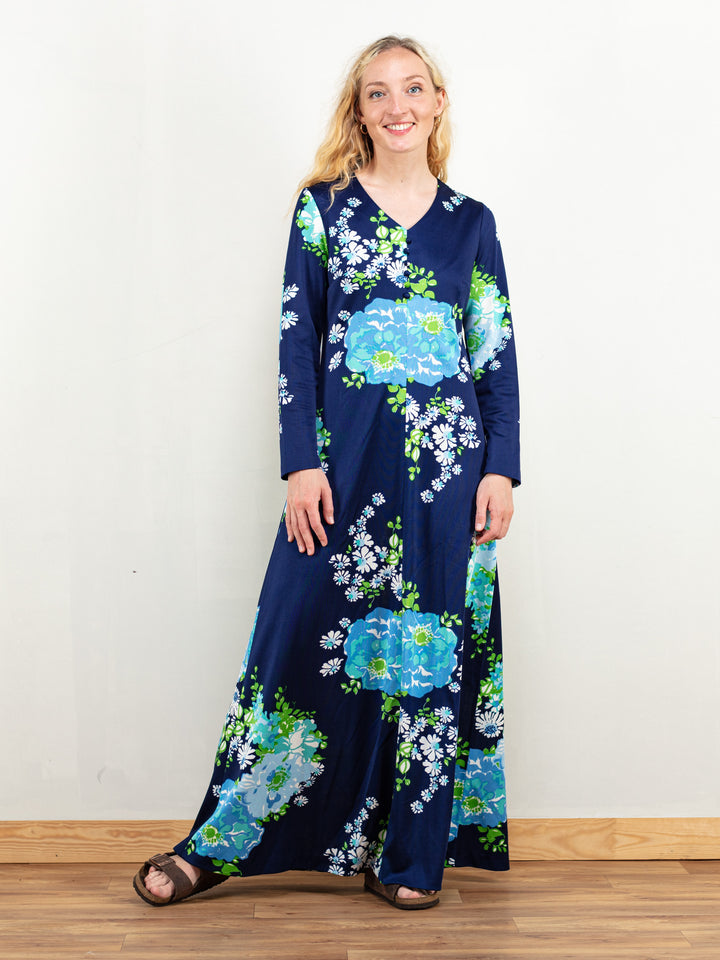 Vintage 70's Women Maxi Dress - NorthernGrip