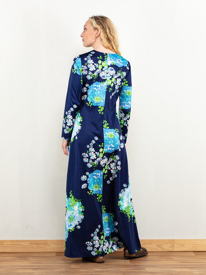Vintage 70's Women Maxi Dress - NorthernGrip