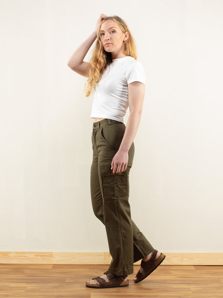 Vintage 70's Khaki Green Women Military Pants - NorthernGrip