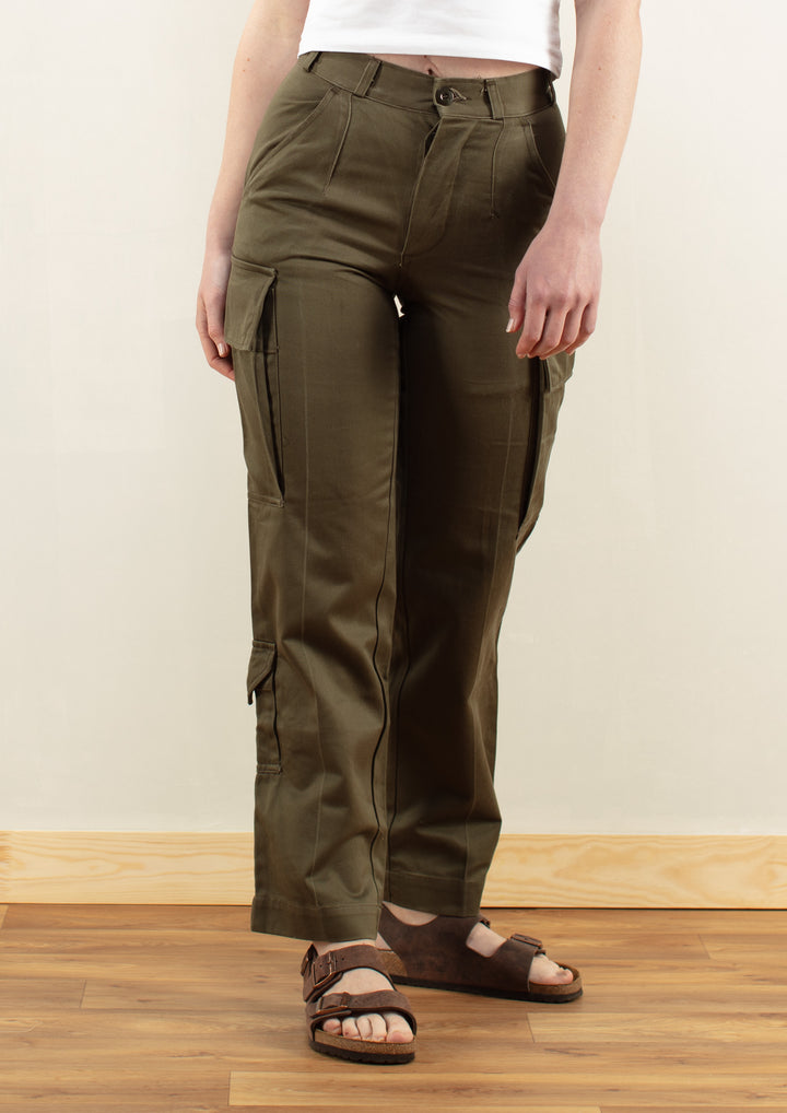 Vintage 70's Khaki Green Women Military Pants - NorthernGrip