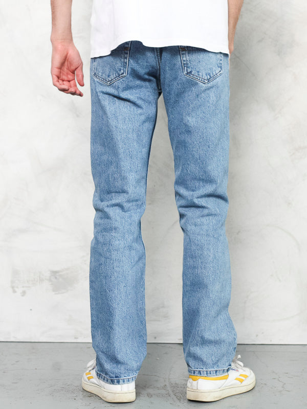 Vintage Y2K Men Blue Jeans - NorthernGrip
