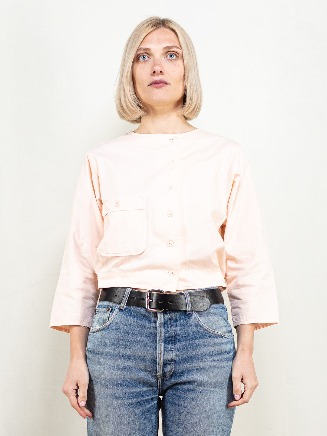 Vintage 80's Women Pink Light Jacket - NorthernGrip