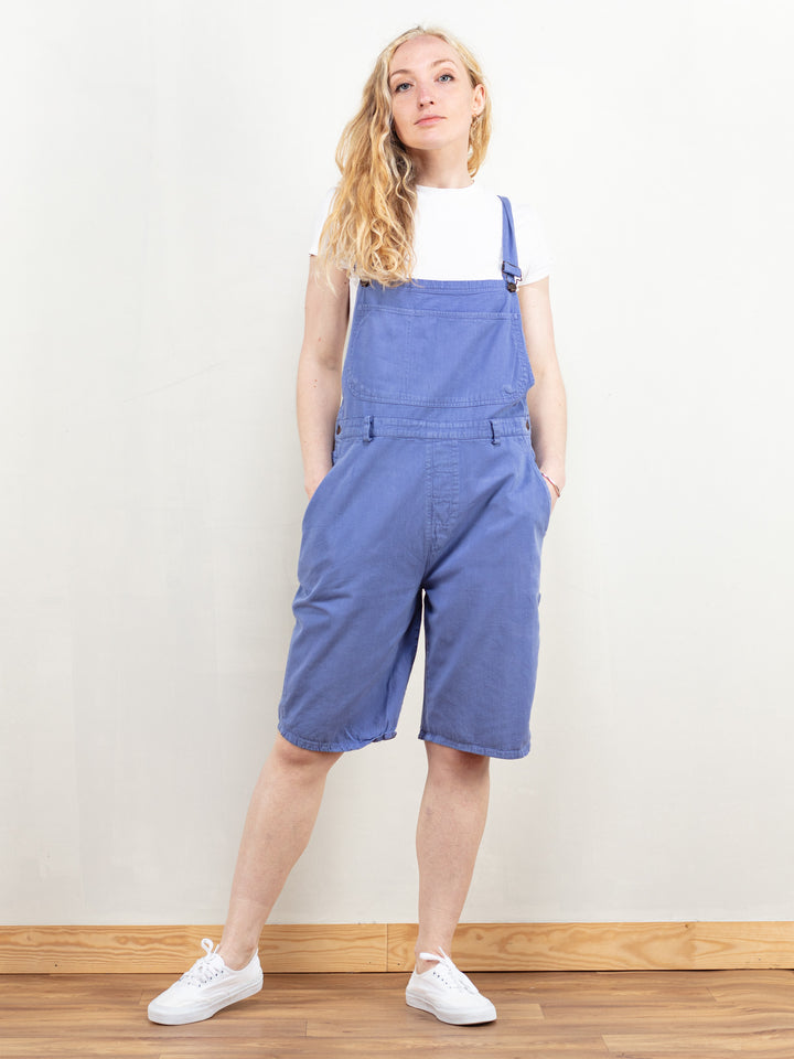Vintage 90's Women Pastel Purple Shortalls - NorthernGrip
