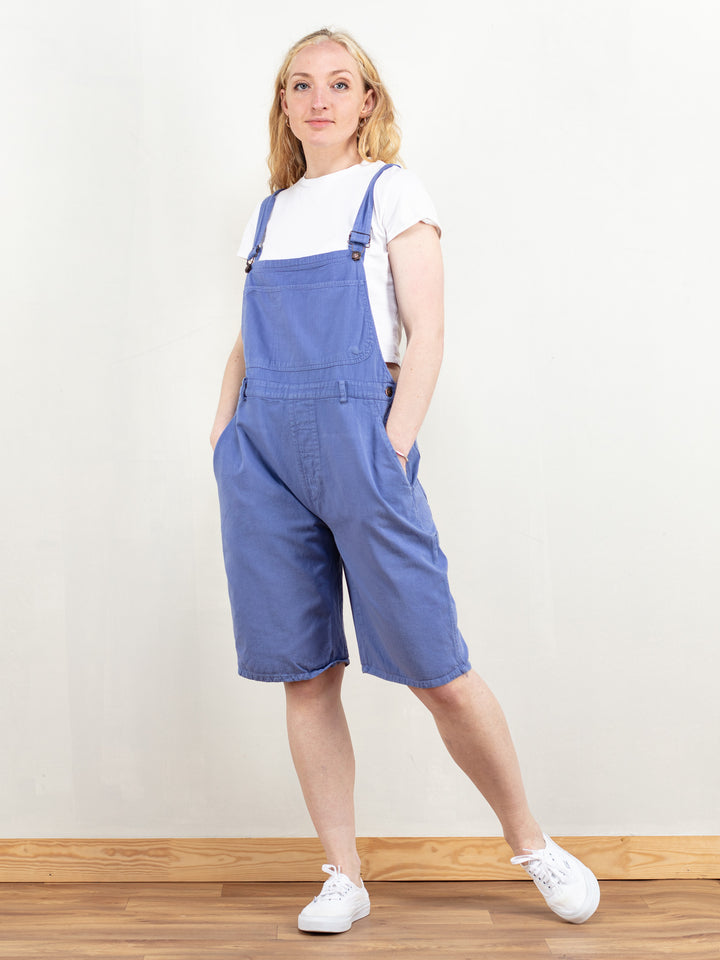 Vintage 90's Women Pastel Purple Shortalls - NorthernGrip