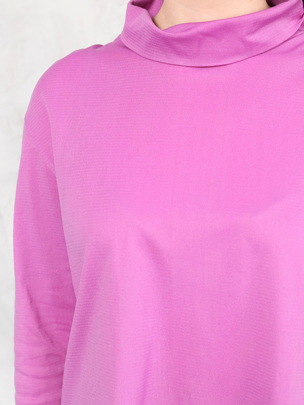 Vintage 70's Purple Stretchy Women Top - NorthernGrip