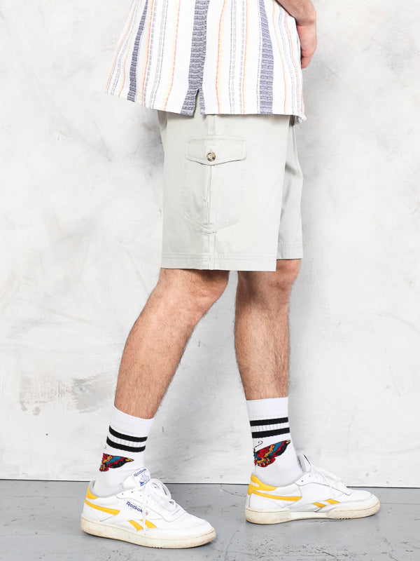 Vintage 90's Grey Men Cargo Shorts - NorthernGrip