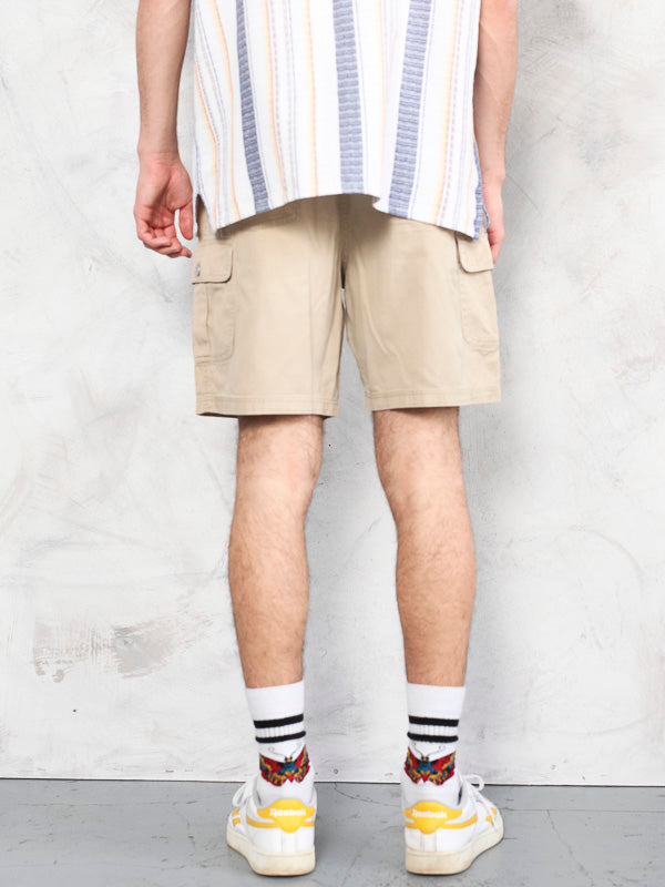 Vintage 90's Brown Men Cargo Shorts - NorthernGrip