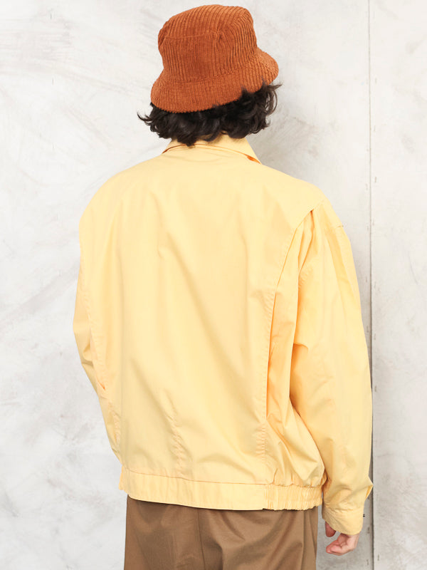 Vintage 90's Yellow Men Bomber Jacket - NorthernGrip