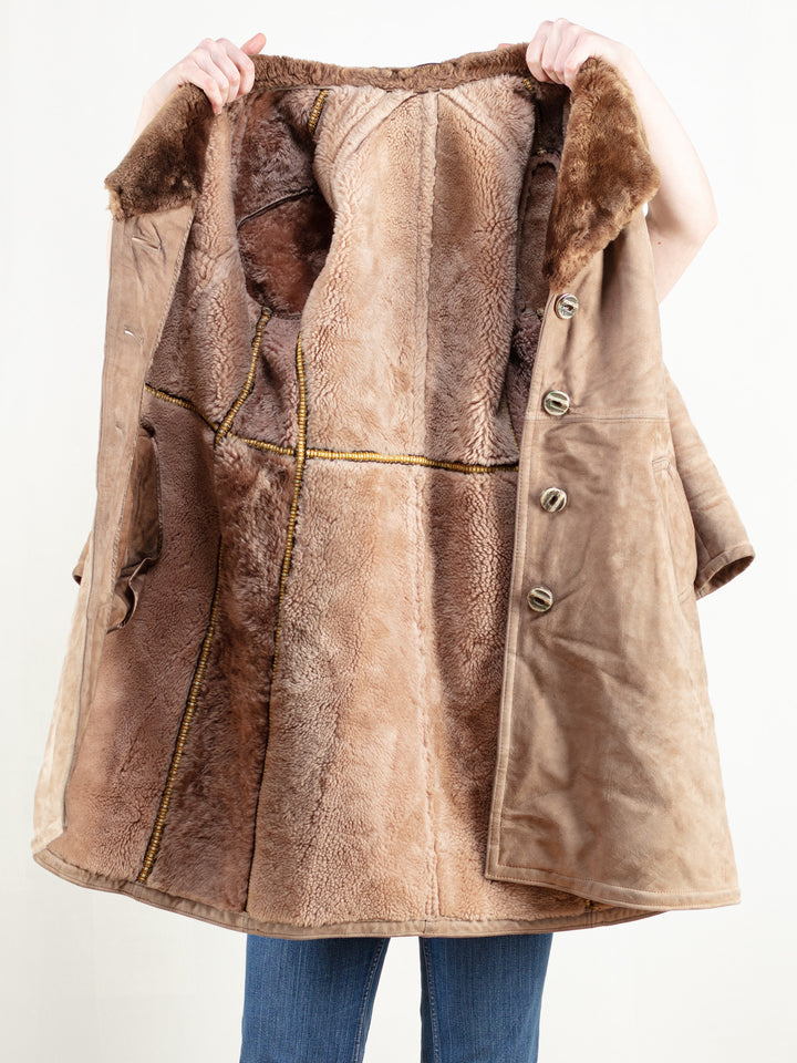 Vintage 70's Shearling Women Coat - NorthernGrip