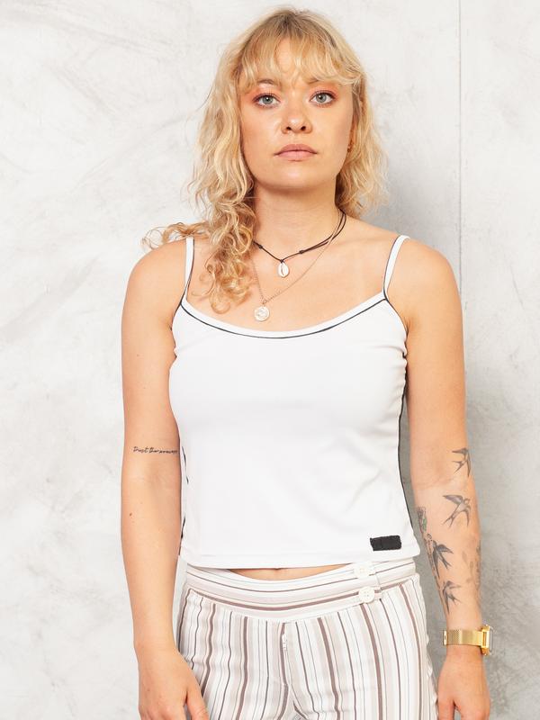 Vintage Y2K White Women Cami Top - NorthernGrip