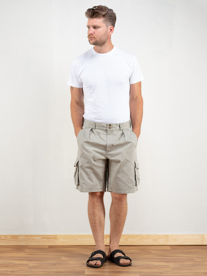 Vintage 90's Grey Men Utility Shorts - NorthernGrip
