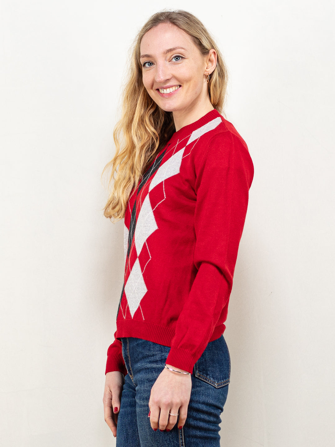 Vintage 90's Women Golf Sweater in Red - NorthernGrip