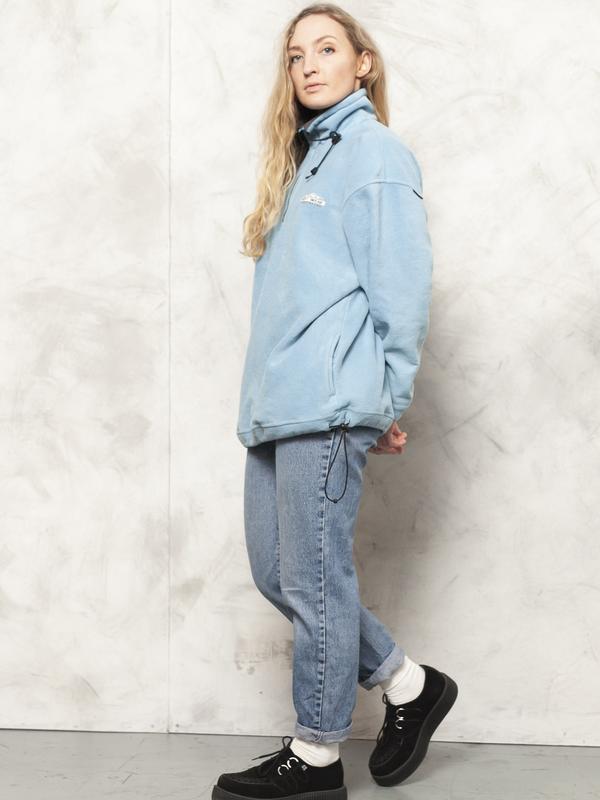 Vintage 80's Baby Blue Women Sweater - NorthernGrip